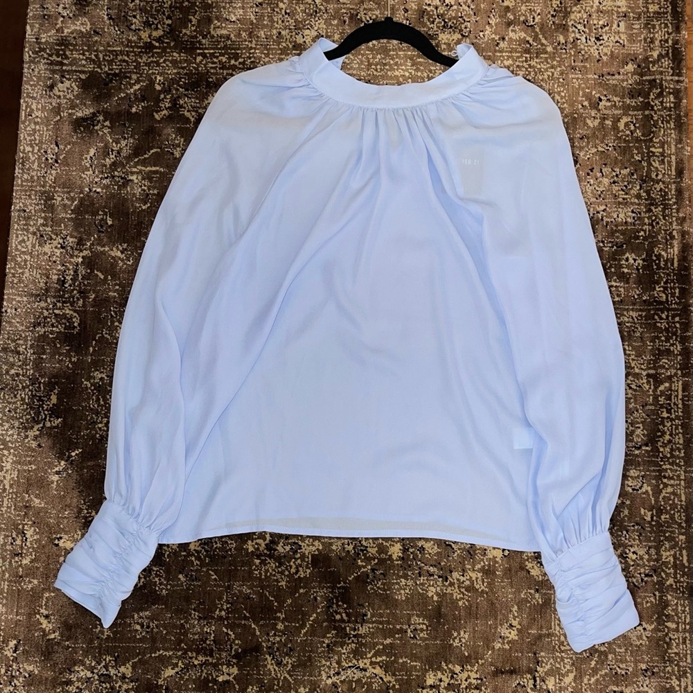 F21 sheer blouse